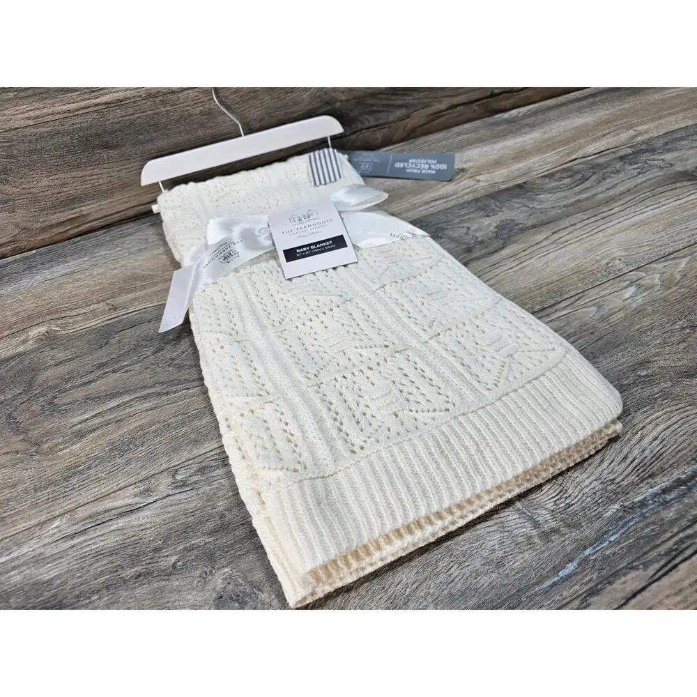 Rachel Ashwell The Farmhouse Knit Baby Blanket